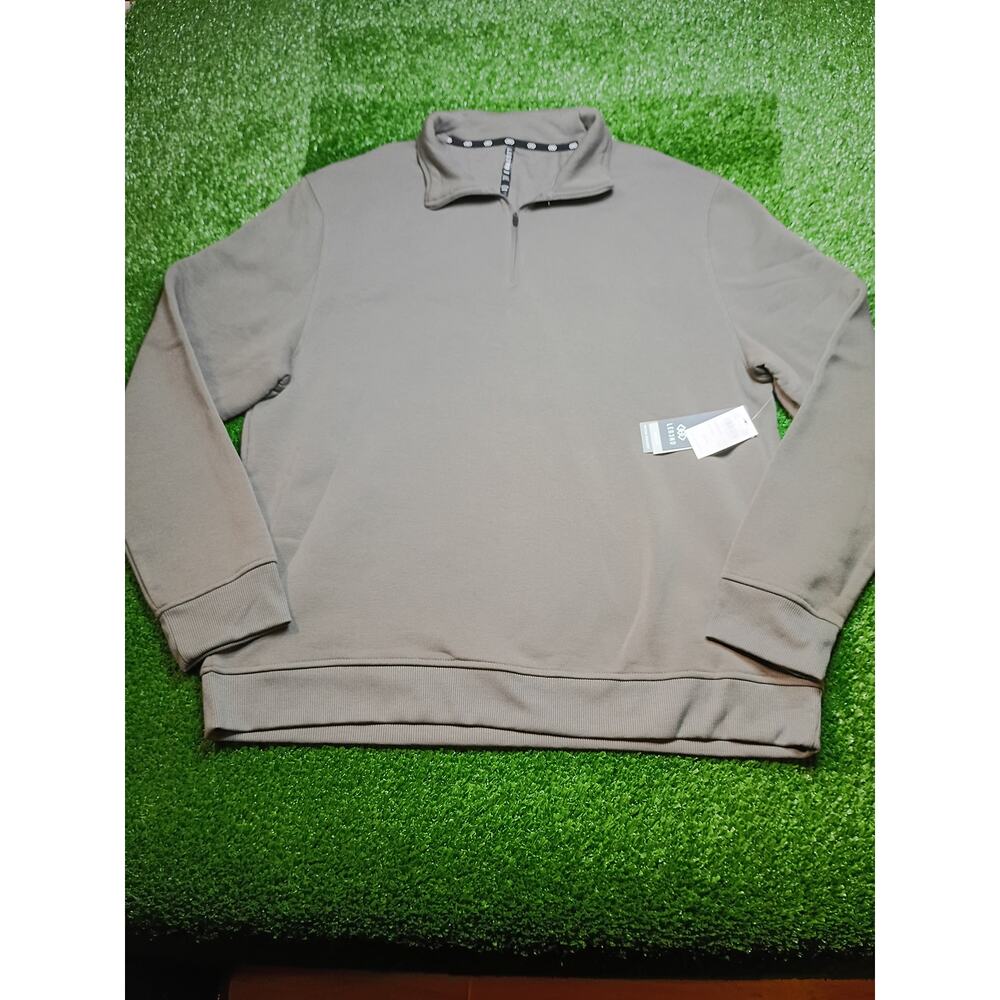 Legend Men's 1/4 Zip Pullover - Dark Grey, Size 2XL